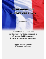 CEREMONIE 11 NOVEMBRE 2024